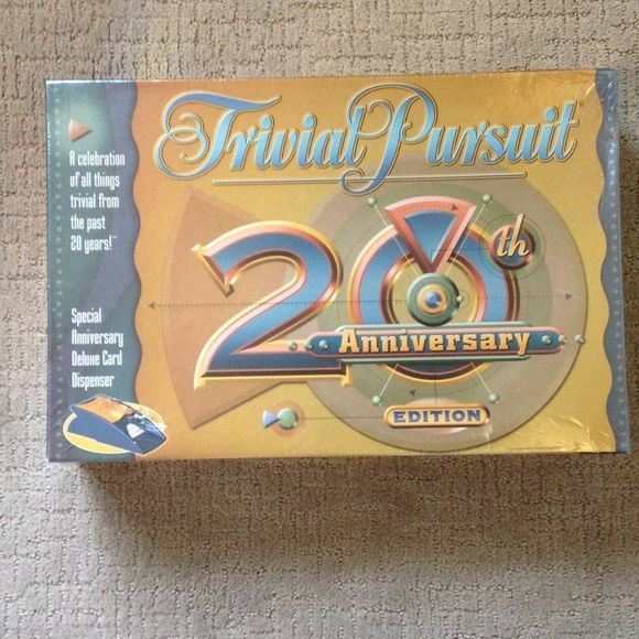 Trivial Pursuit 20th Anniversary Edition NIB (Still in Shrinkwrap) Note - Picture 2 of 7